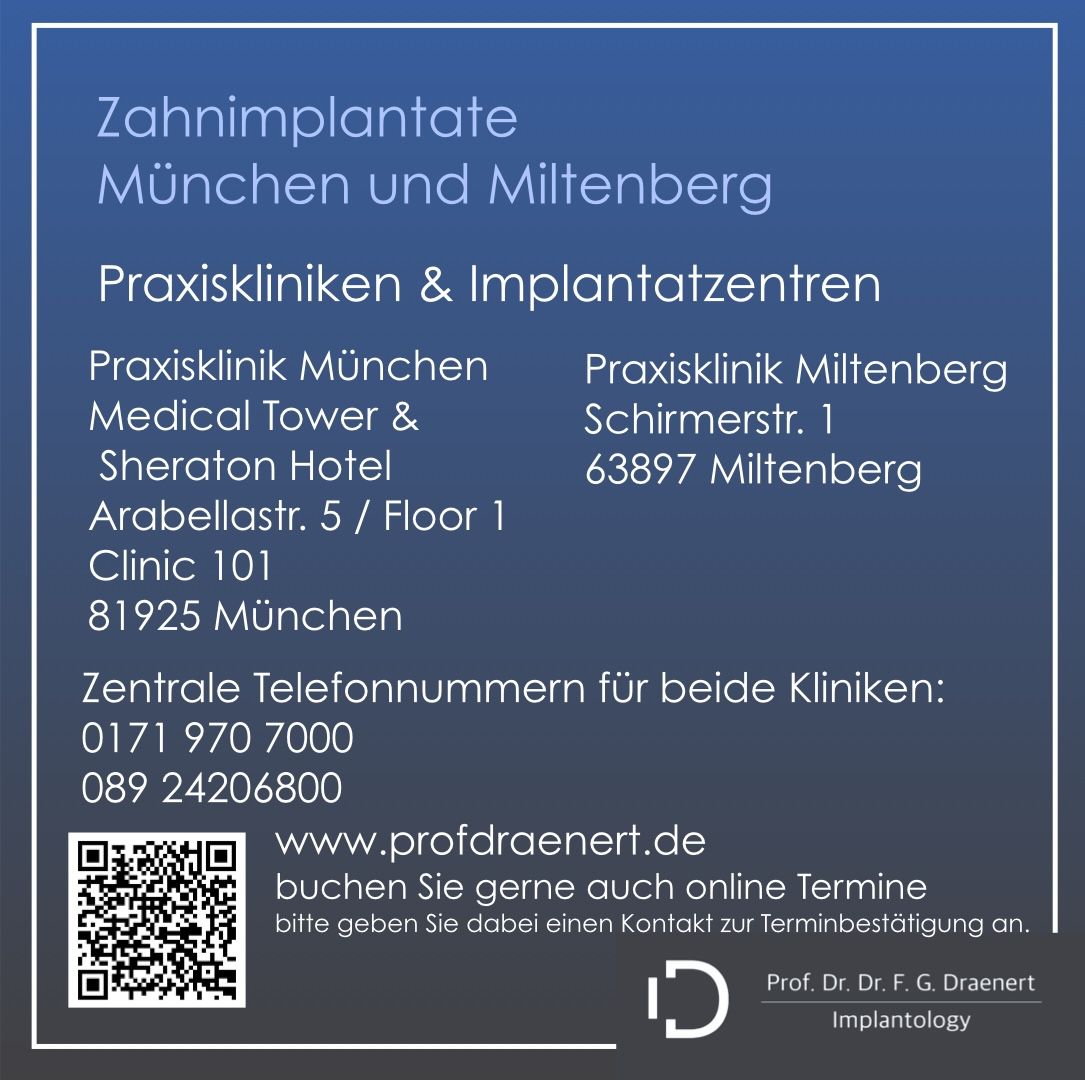 Kontakt: Praxisklinik München, Arabellastraße 5, Clinic 101, und Praxisklinik Miltenberg, Schirmerstraße 1