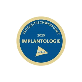 Zertifizierter Tätigkeitsschwerpunkt Implantologie der DGI